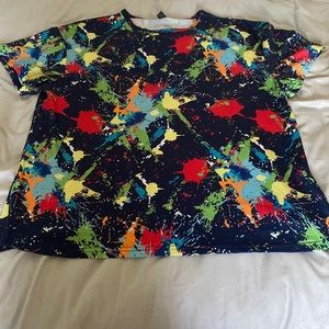 Shein Splatter Paint T-Shirt